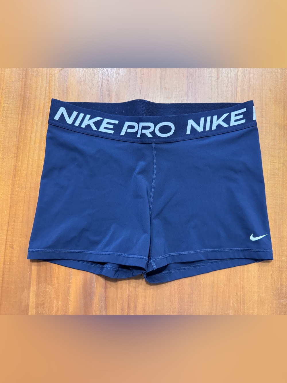 Nike Women’s Pro 3” Shorts – Navy Blue